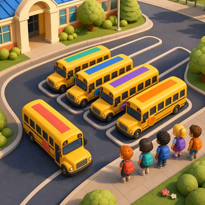 School Bus Shuffle game cover